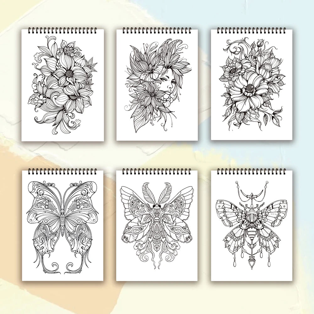 Kleurboek voor volwassenen en tieners – Ontspannend kleurplezier met 30 vellen dik papier