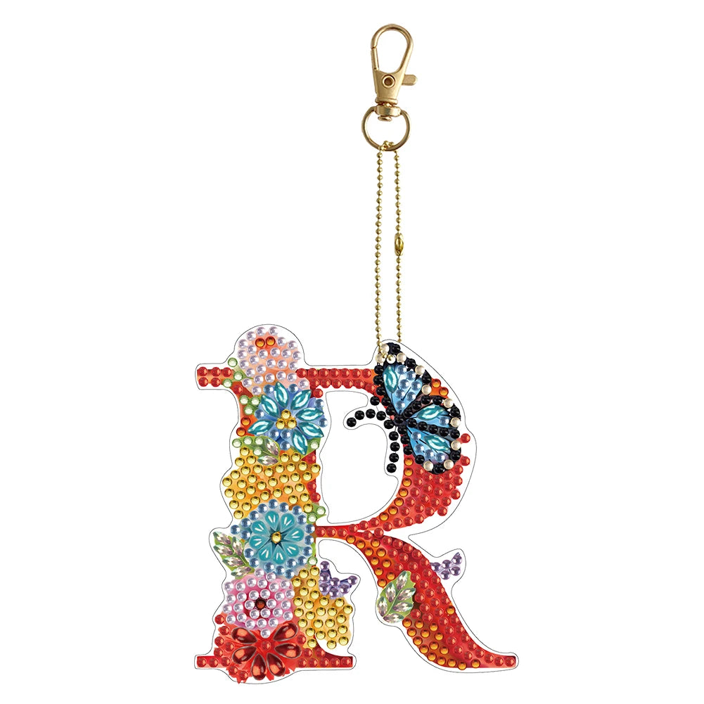Diamond Painting Sleutelhanger set - Speciale Vorm Letters