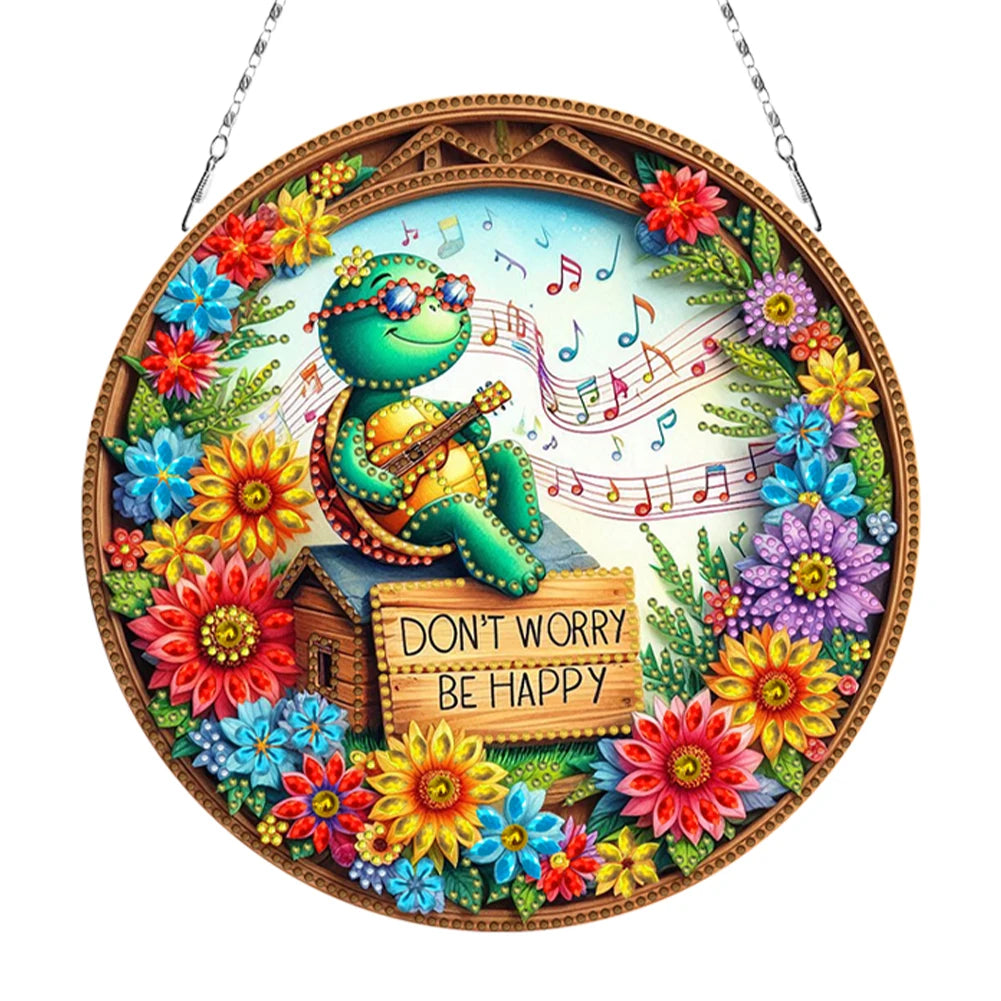 Diamond Painting Hangend ornament raamdecoratie met steentjes - KJ0411