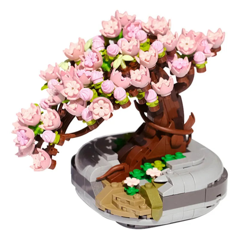 Bouwpakket Bloemenboeket met Rozen – Creatieve Bloemen Bouwstenen Set