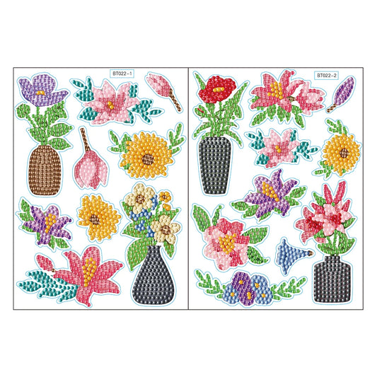Diamond Painting Sticker set BT022 | Zelfklevende Stickers met Steentjes | Creatieve Knutselset voor Kinderen