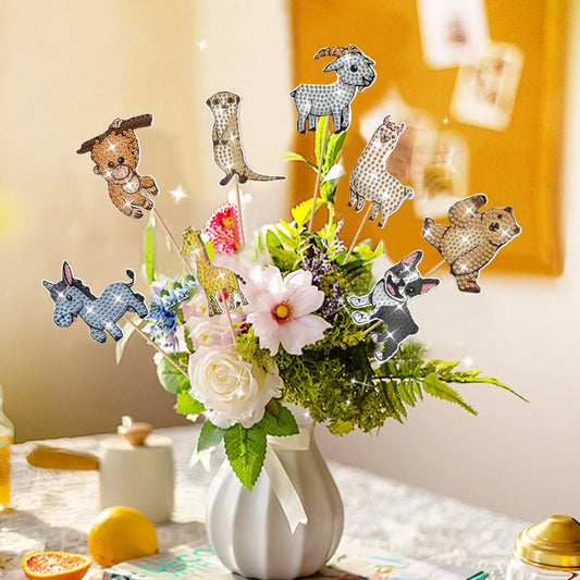 Diamond Painting Plantenstekers voor Bloempotten en Interieurdecoratie