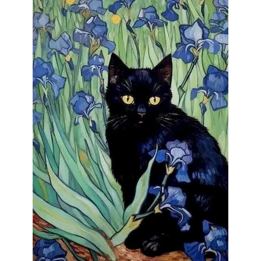 Schilderen op nummer Dieren - Kat Modern Schilderij - 9952955