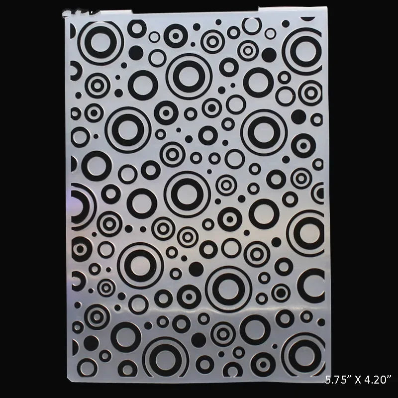 Embossing folder met hart, bloemen en bladeren - 14,8x10,5 cm