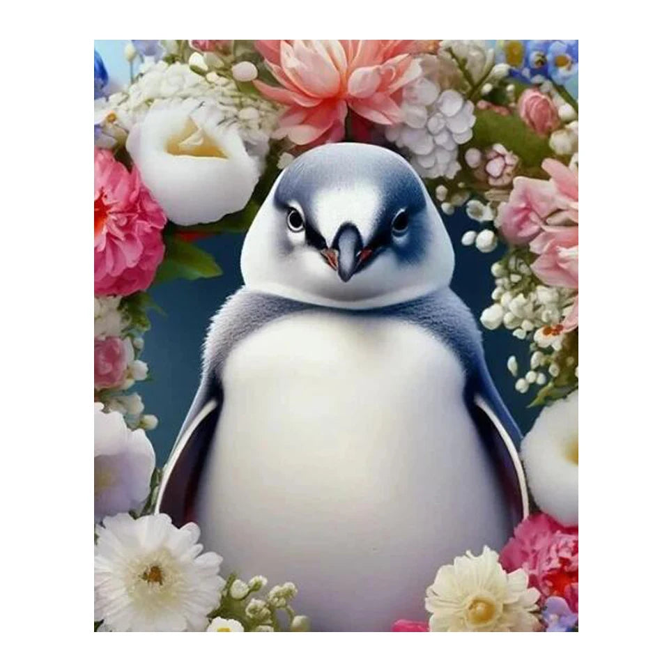 AB Diamond Painting met Fairy dust steentjes Dieren en Bloemen