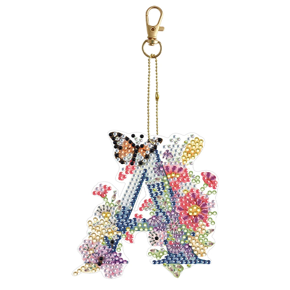 Diamond Painting Sleutelhanger set - Speciale Vorm Letters
