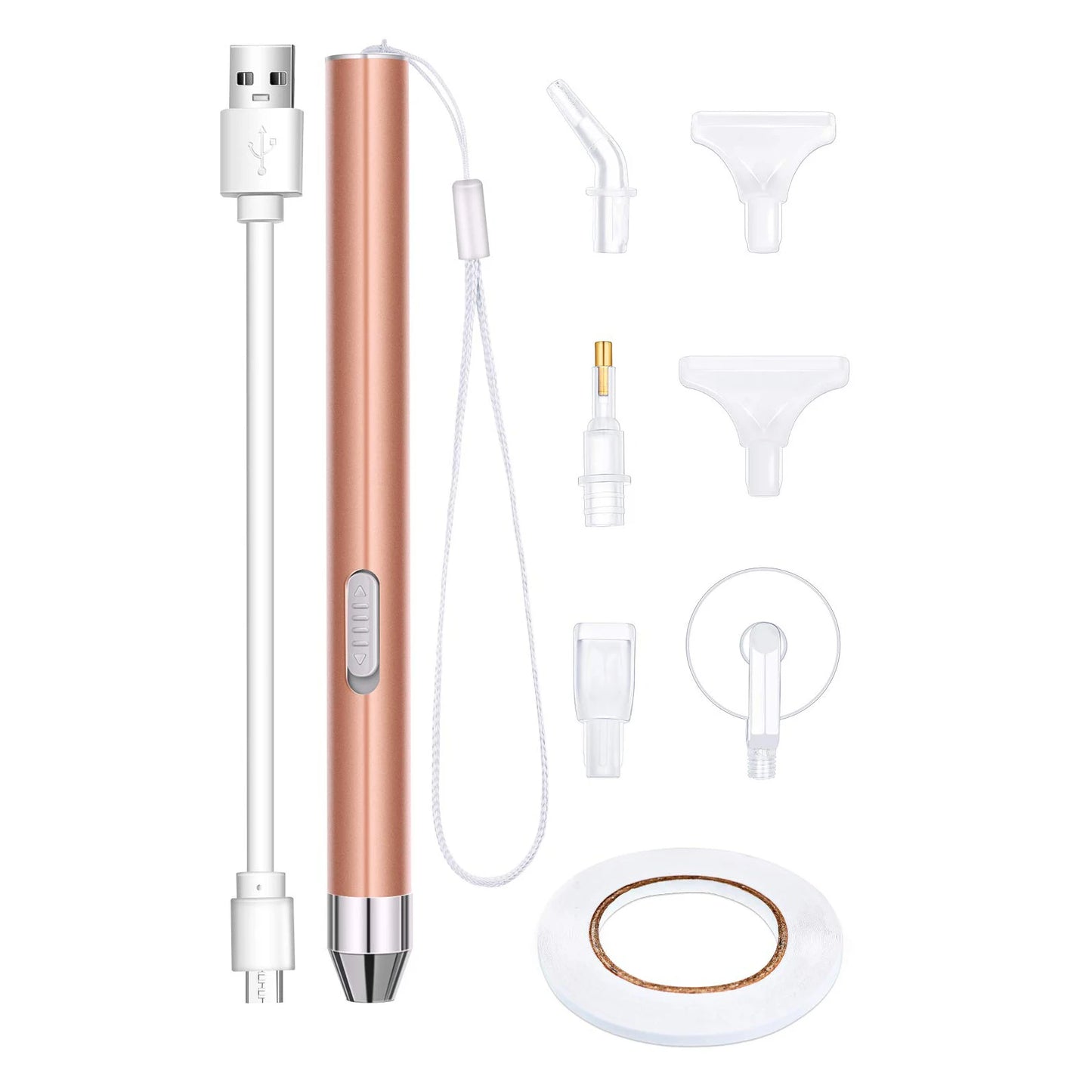 Diamond Painting Pen met verlichting - USB oplaadbaar met opzetstukken