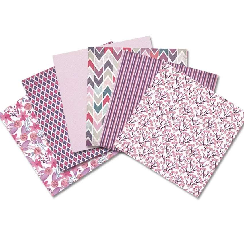 Papier voor kaarten maken en scrapbook Violet Bloom knutselpapier