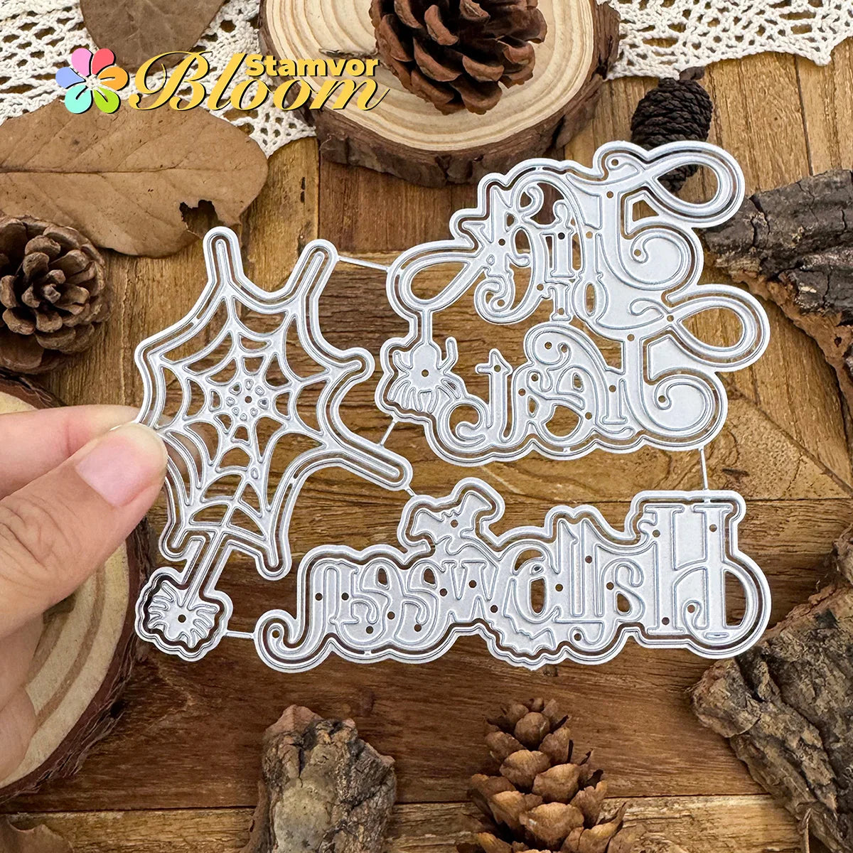 Metalen snijmal voor Kaarten maken en Scrapbook Halloween teksten