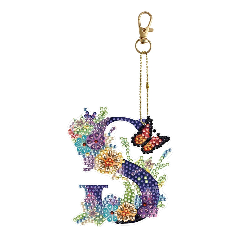 Diamond Painting Sleutelhanger set - Speciale Vorm Letters