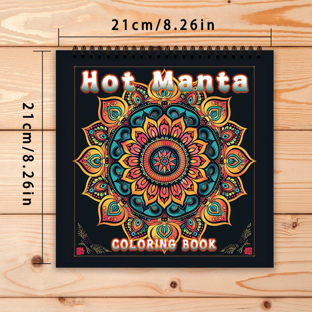 Kleurboek voor volwassenen en tieners – 30 vellen dik papier met spiraalbinding