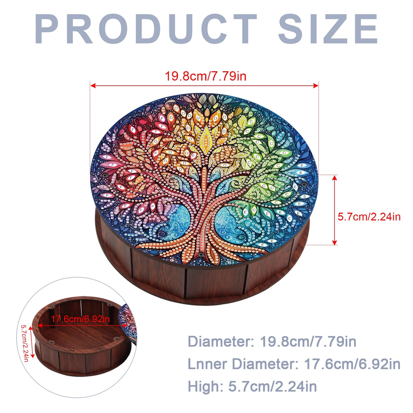 Diamond Painting Koektrommel Dieren & Planten Speciale Steentjes