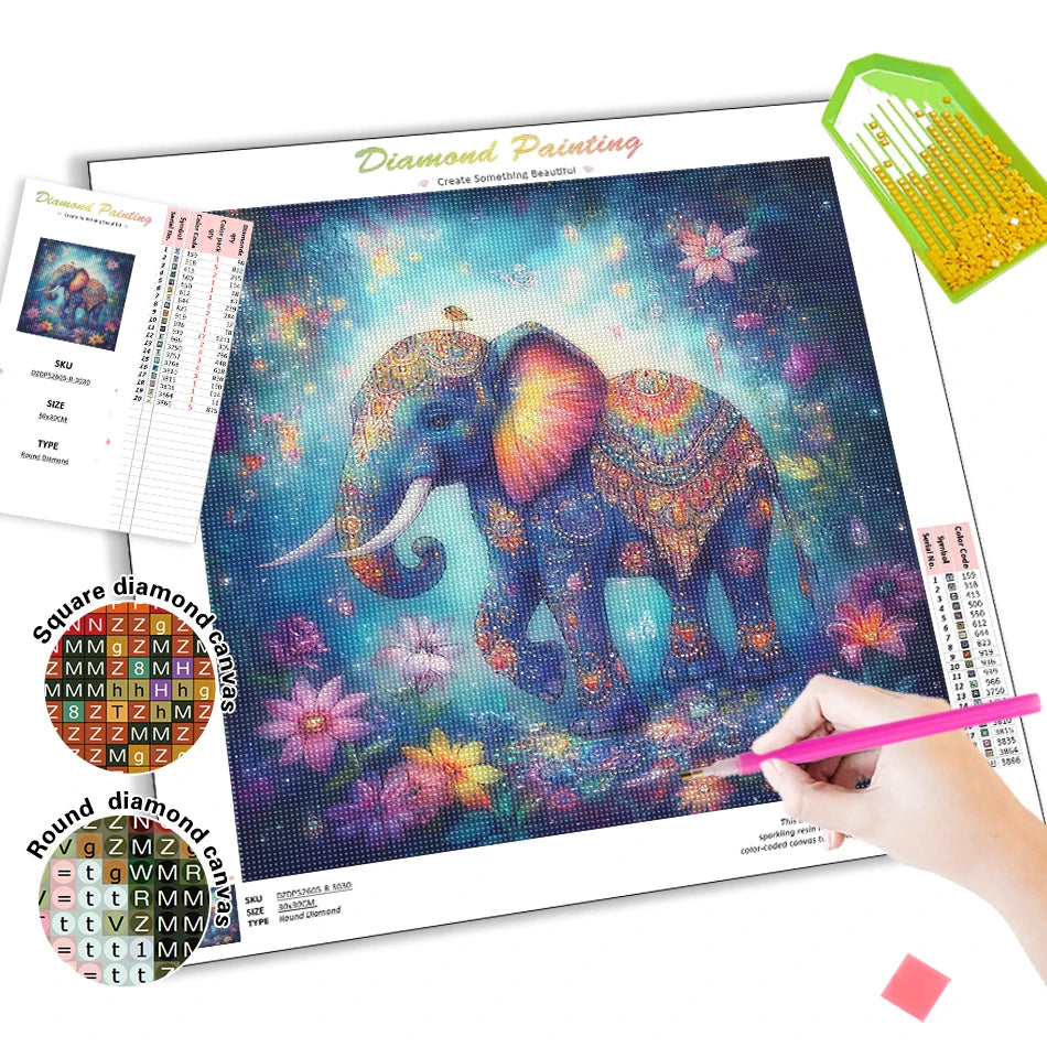 Diamond Painting Dieren Volledig Rond of Vierkant - Schildpad