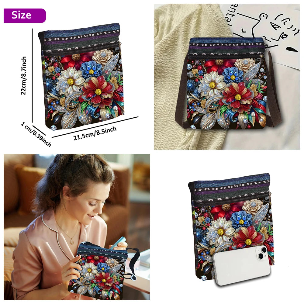 Diamond Painting Tas Mandala Uil Schoudertas met Band