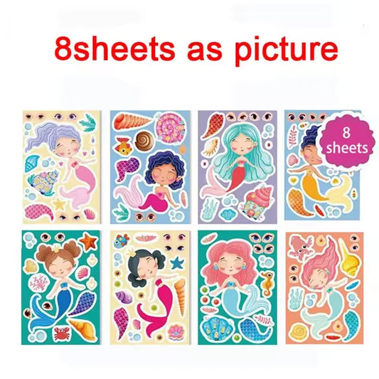 Sticker pret – Maakplezier met puzzel sticker set voor kinderen - 002