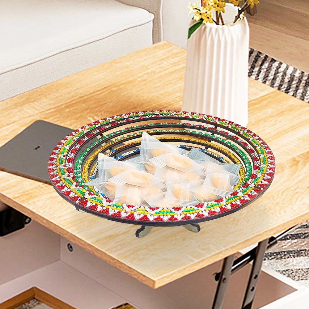 Diamond Painting Fruitschaal Mandala Decoratief Bord Keuken