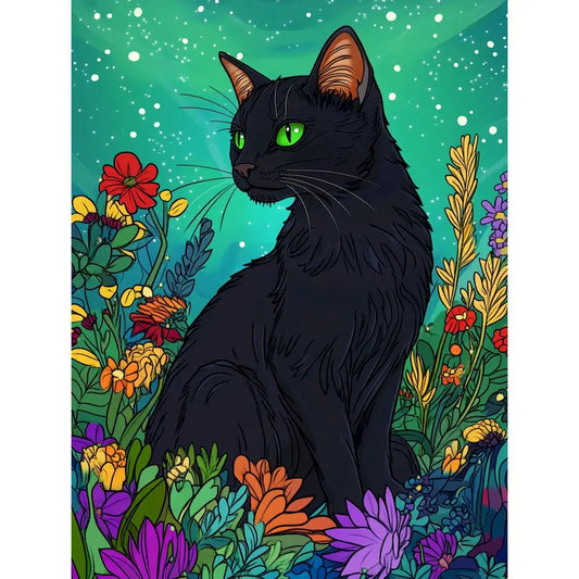 Schilderen op nummer Dieren - Kat Modern Schilderij - 9967443