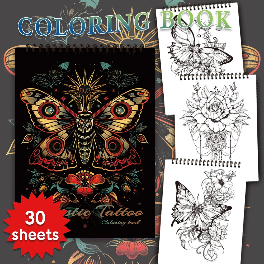 Kleurboek voor volwassenen en tieners – Ontspannend kleurplezier met 30 vellen dik papier