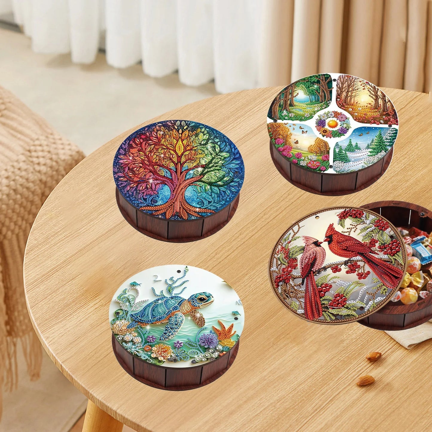 Diamond Painting Koektrommel Dieren & Planten Speciale Steentjes