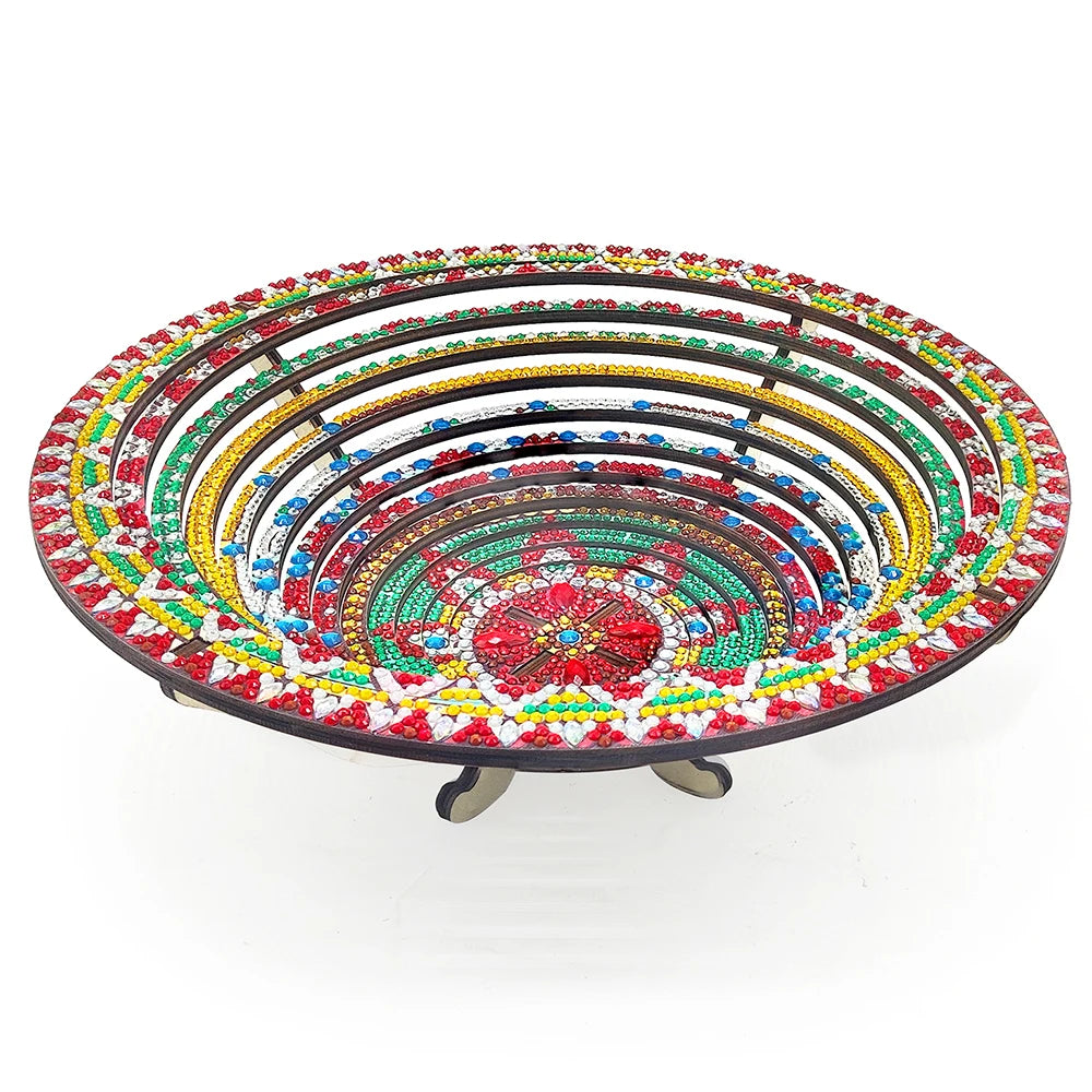 Diamond Painting Fruitschaal Mandala Decoratief Bord Keuken