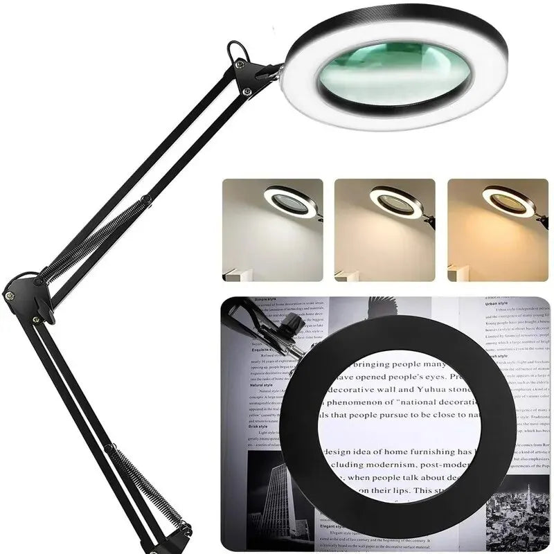 Diamond Painting Loeplamp 72 LED 8x/10x Vergroting USB met 3 Lichtkleuren