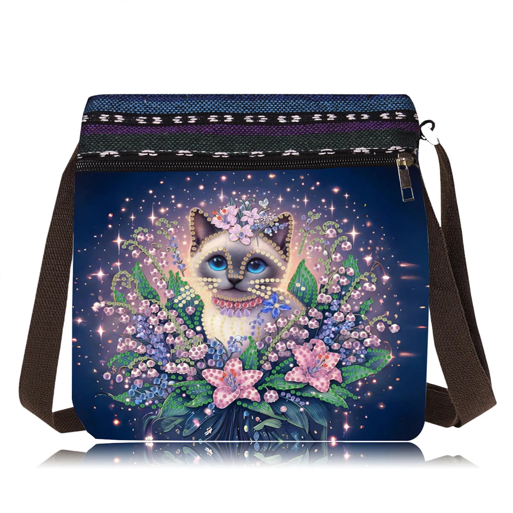 Diamond Painting Tas Mandala Uil Schoudertas met Band