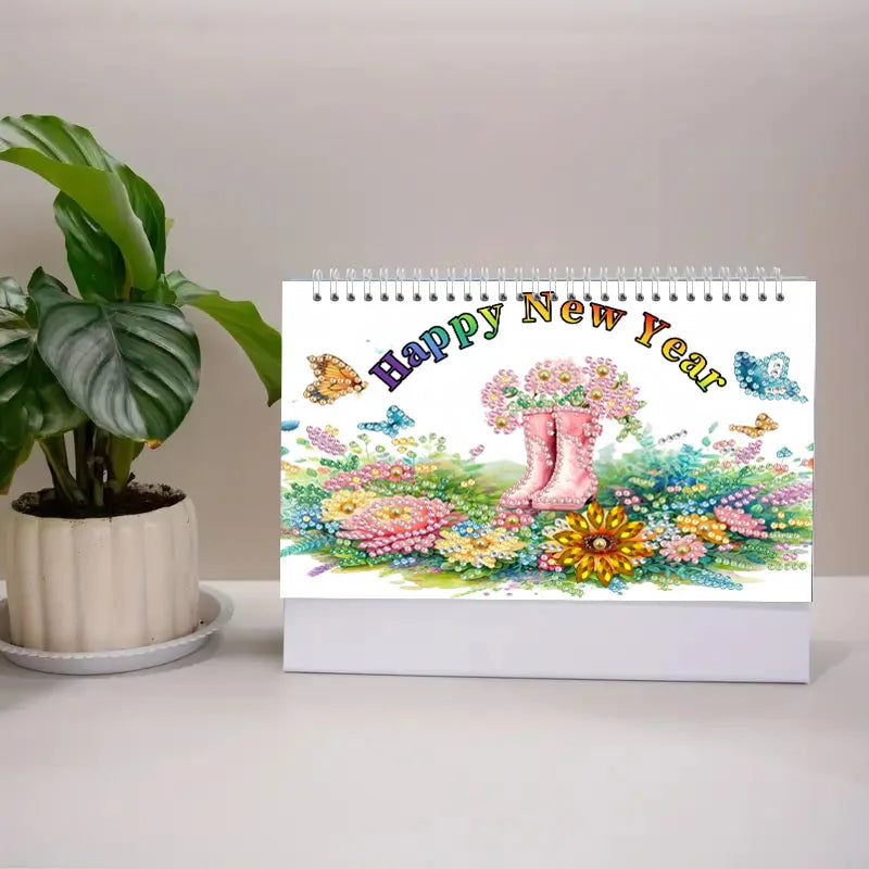 Diamond Painting Kalender met 13 feestelijke schilderijen