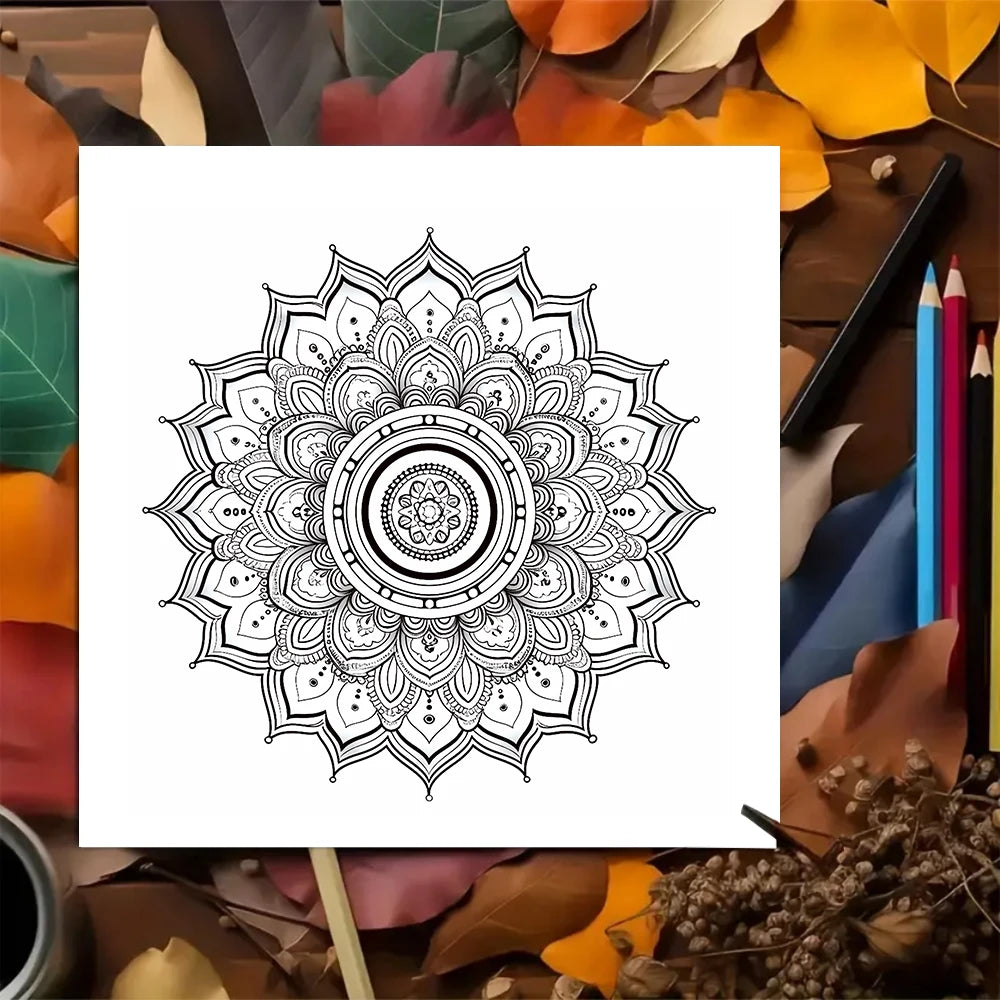Kleurboek voor volwassenen en tieners – 30 vellen dik papier met spiraalbinding