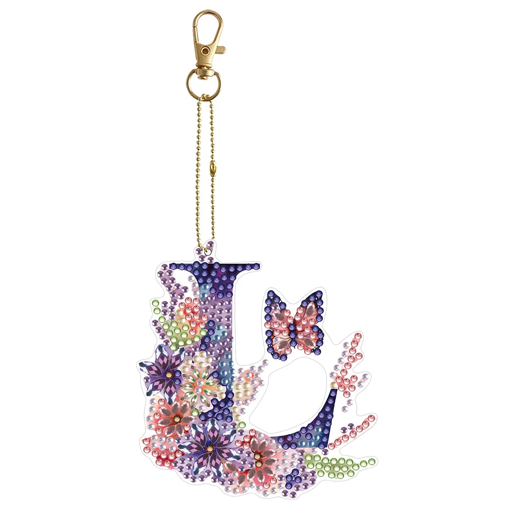 Diamond Painting Sleutelhanger set - Speciale Vorm Letters