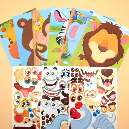 Sticker pret – Maakplezier met puzzel sticker set voor kinderen - 010