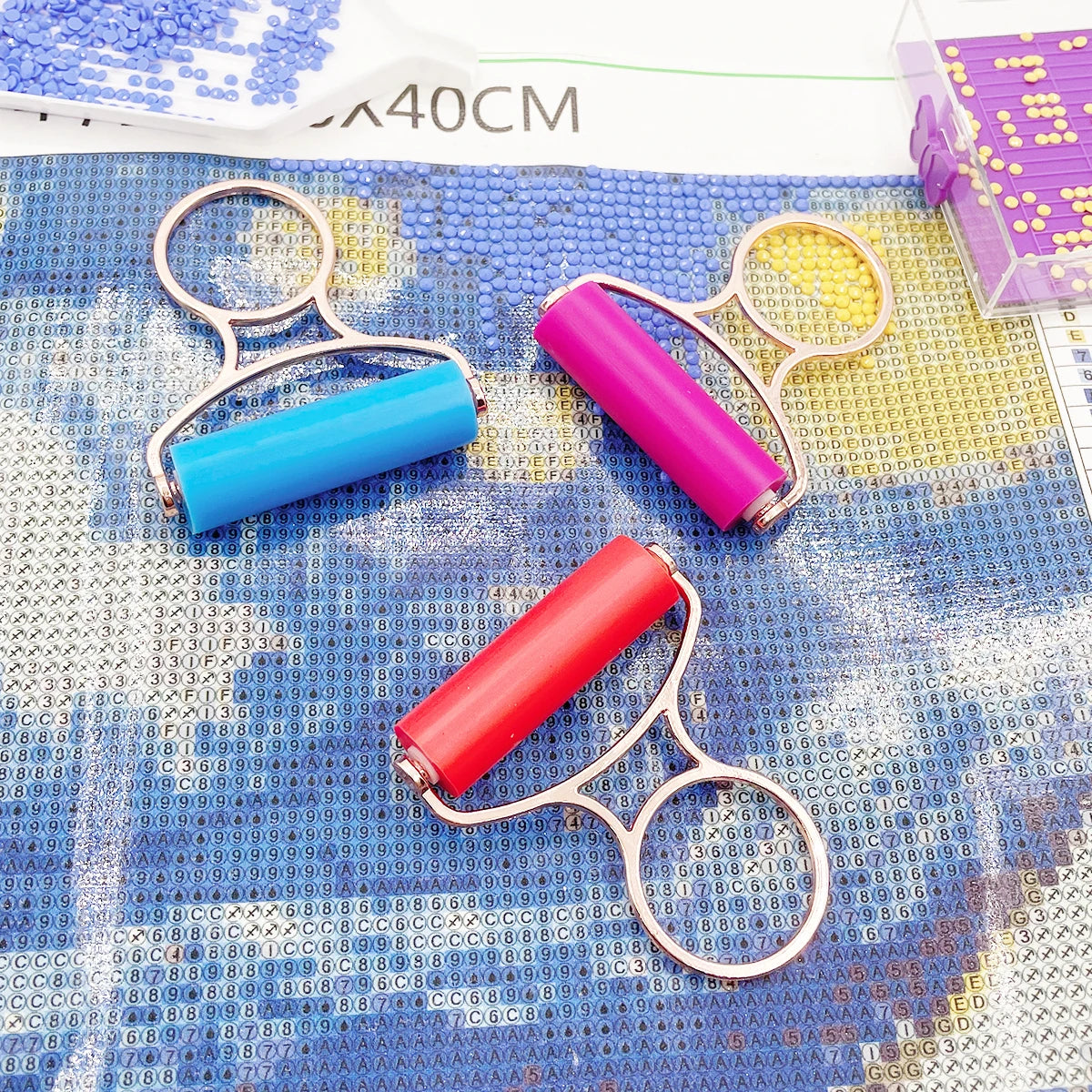 Diamond Painting RVS Metalen Roller Pen voor Strakke Steentjes