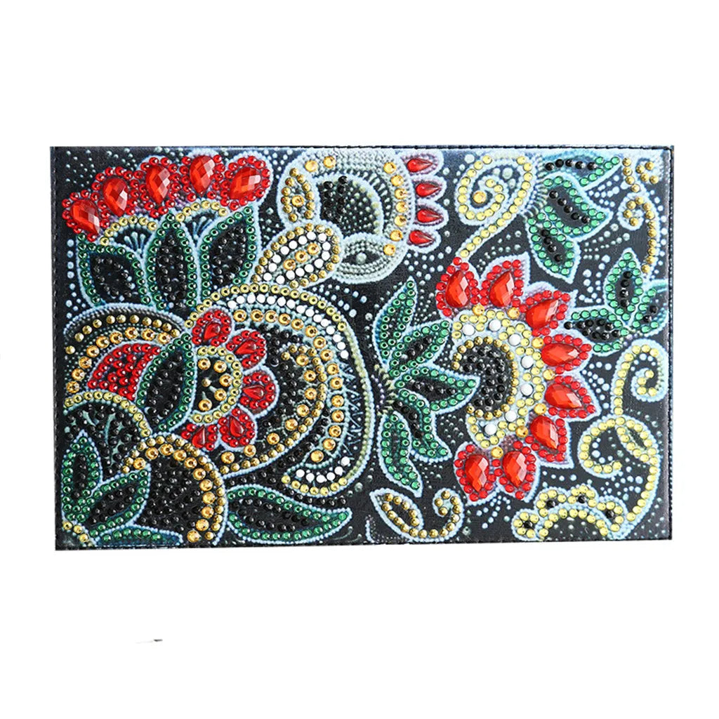 Diamond Painting Paspoort mapje Mandala PU leer beschermhoes