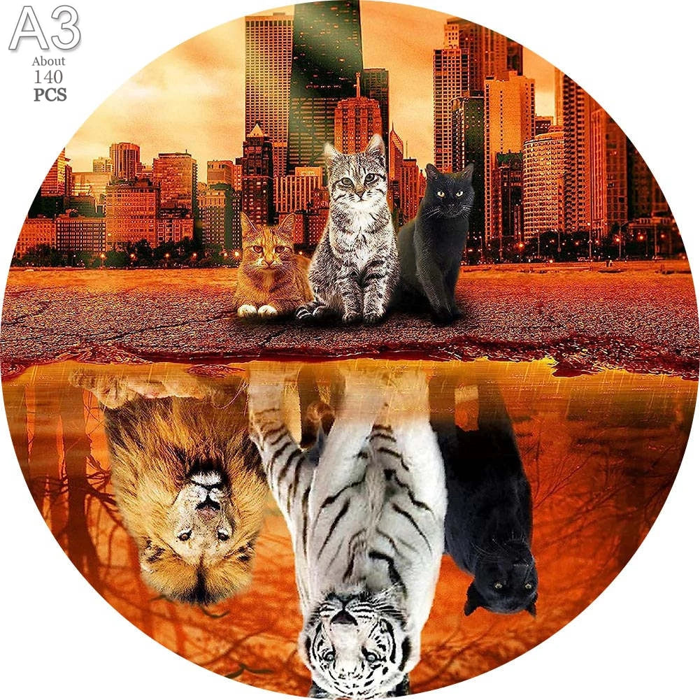 Houten figuren puzzel - Keuze uit diverse maten - Dieren en unieke vormen