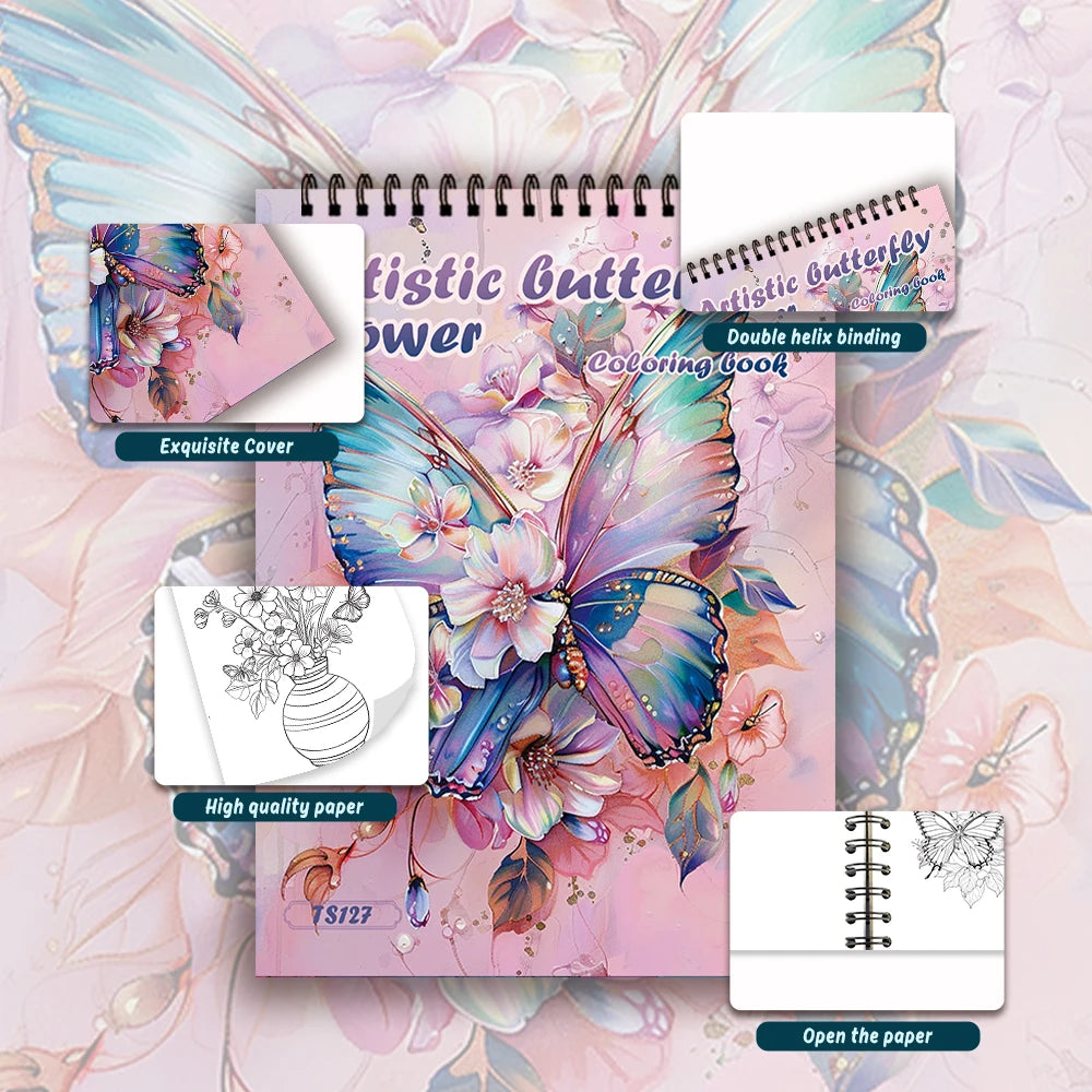 Kleurboek voor volwassenen en tieners – Ontspannend kleurplezier met 30 vellen dik papier