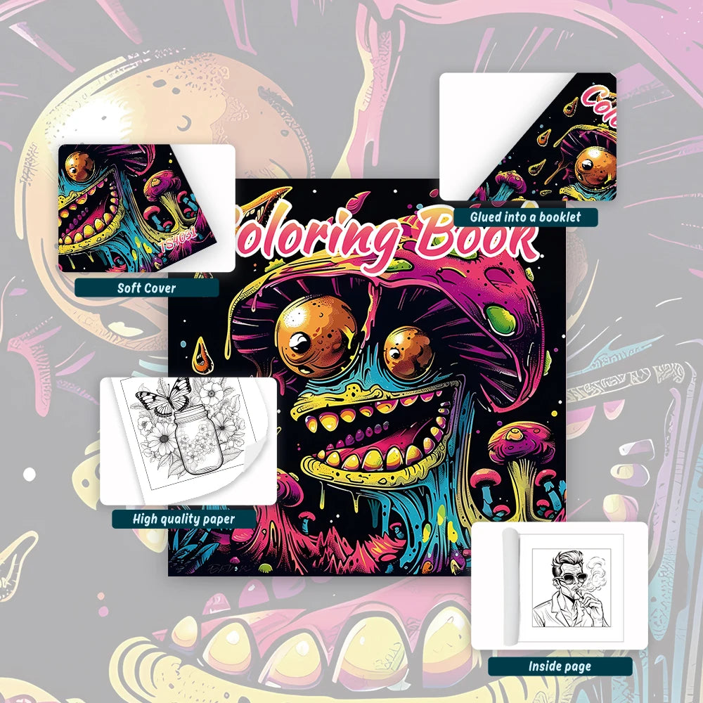 Kleurboek voor volwassenen en tieners – Creatief vrouwen kleurboek met 30 pagina’s ontspanning