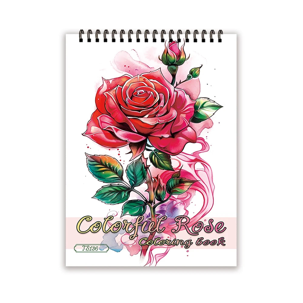 Kleurboek voor volwassenen en tieners – 30 bladen premium dik papier, ontspannend tekenplezier