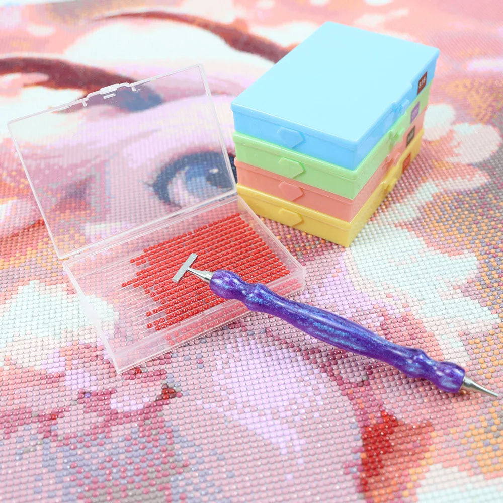 Diamond Painting Sorteerdoos met handige opbergtray voor steentjes