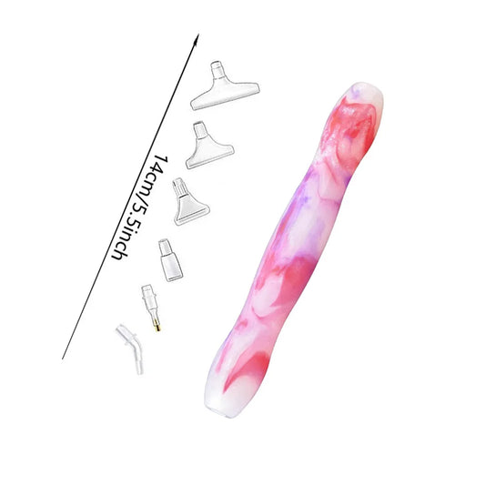 Diamond Painting Toolset met Resin Pen, Steentjesbakjes en Wax Accessoires