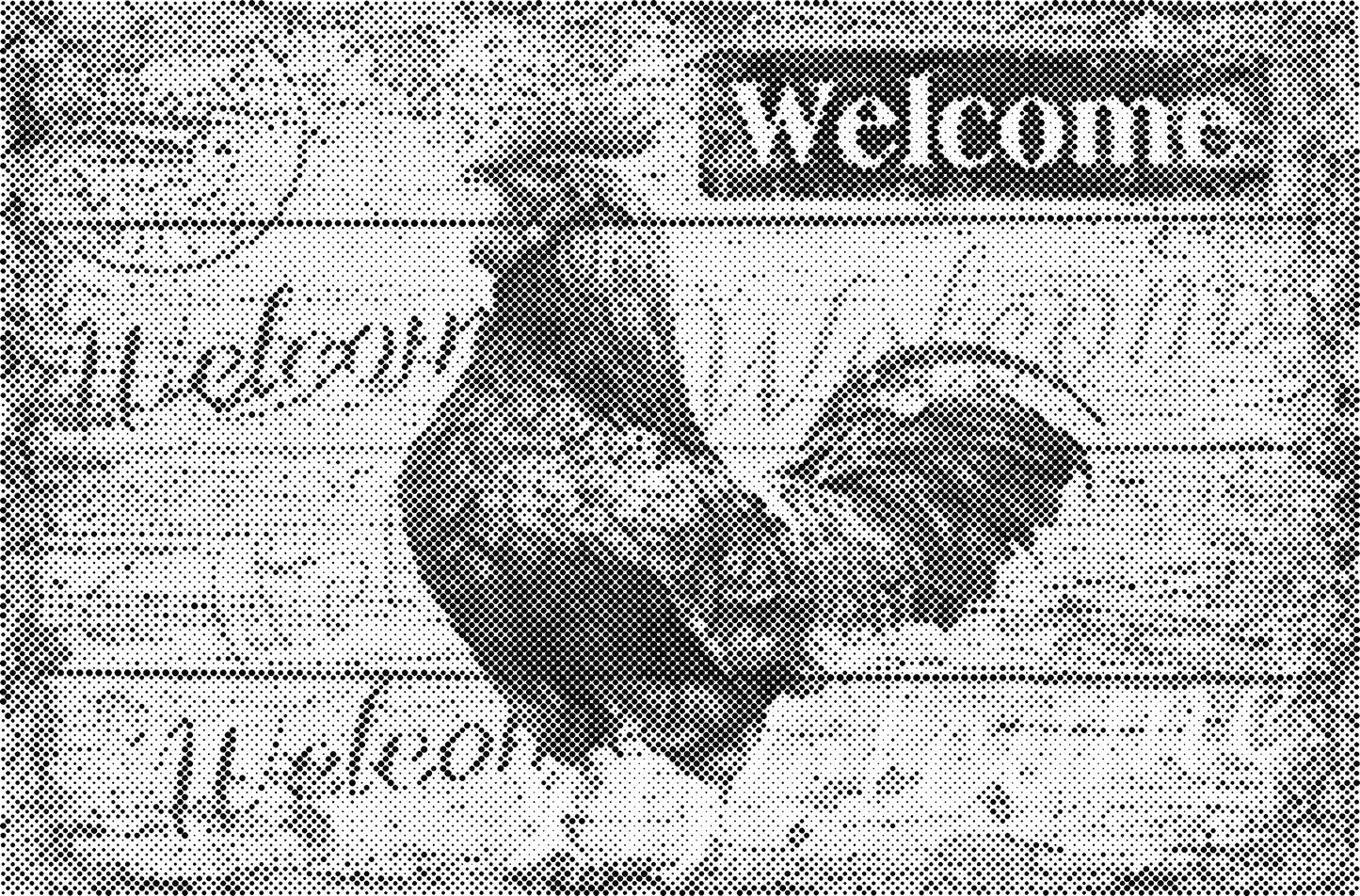 DOT Painting – Kippen & Hanen – 40x60cm t/m 60x90cm – Met of zonder stiften