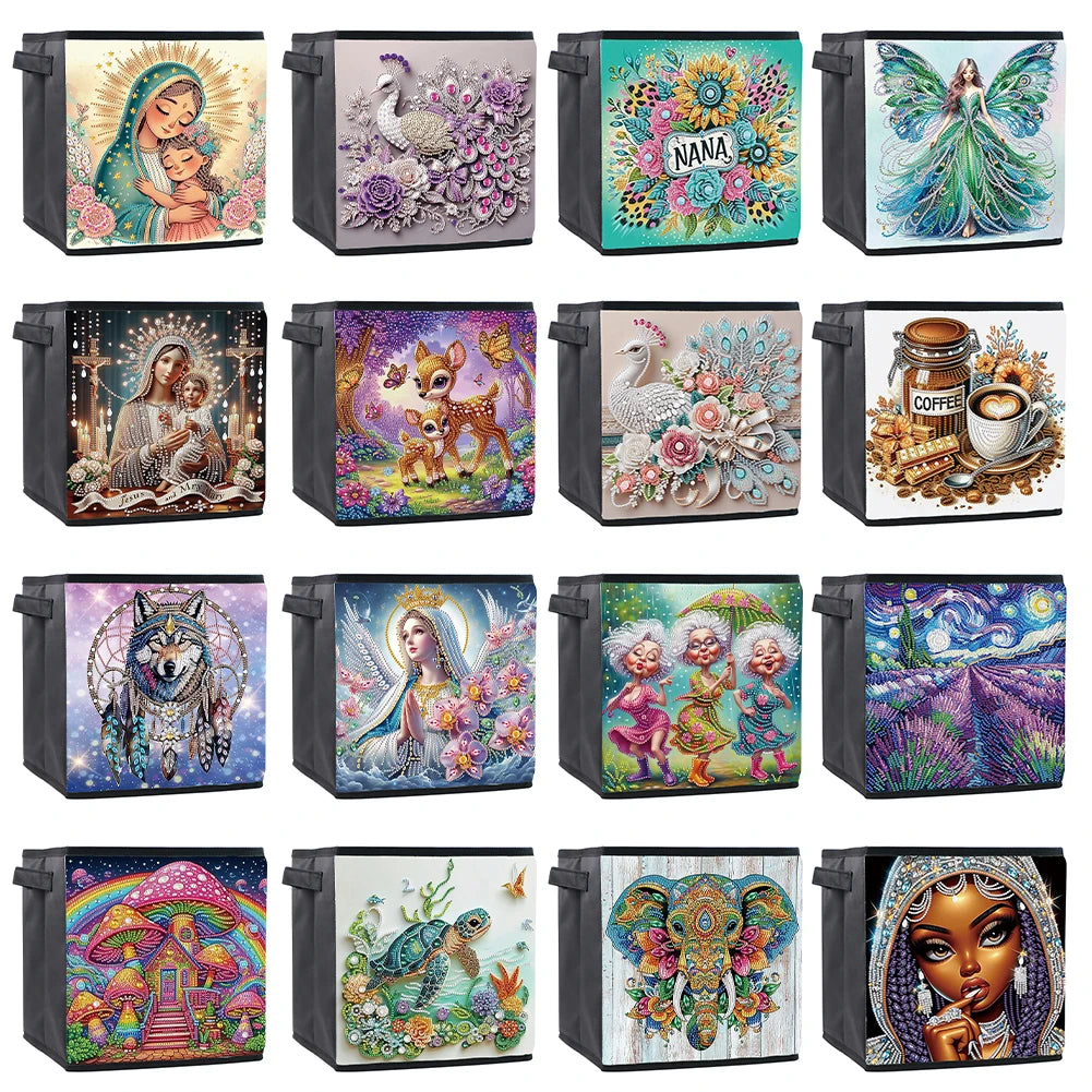Diamond Painting Opbergtas Paddenstoel Huis Organizer Box