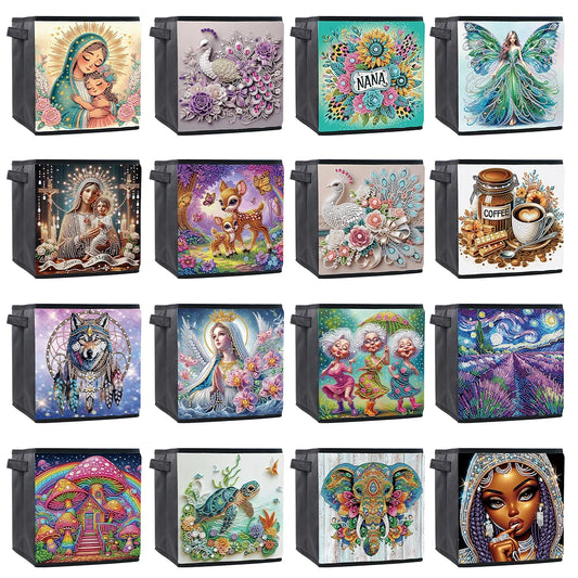 Diamond Painting Opbergtas Paddenstoel Huis Organizer Box