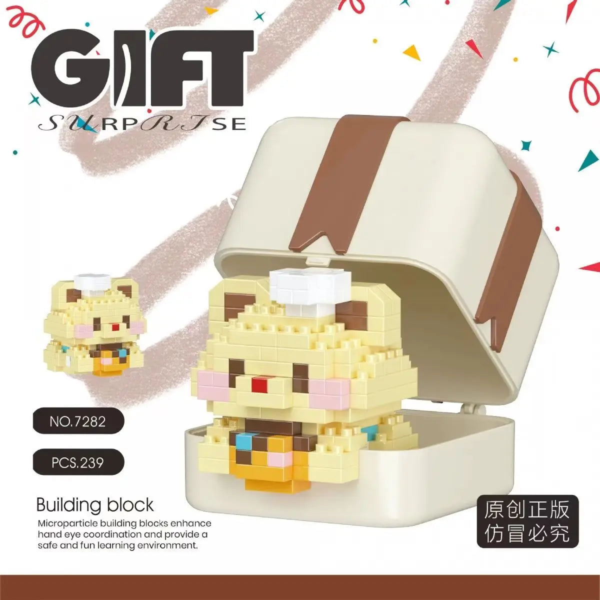 Bouwpakket dieren - Kleine dieren bouwset cadeaudoos