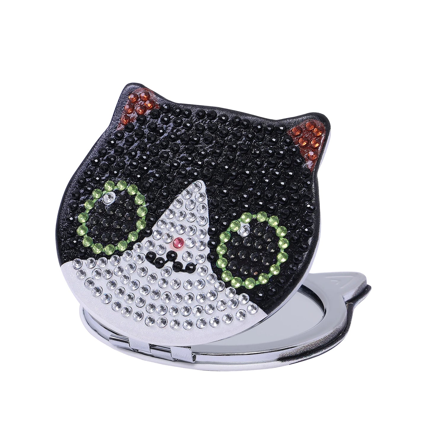 Diamond Painting Spiegel Kat Compacte Opvouwbare Make-up Spiegel