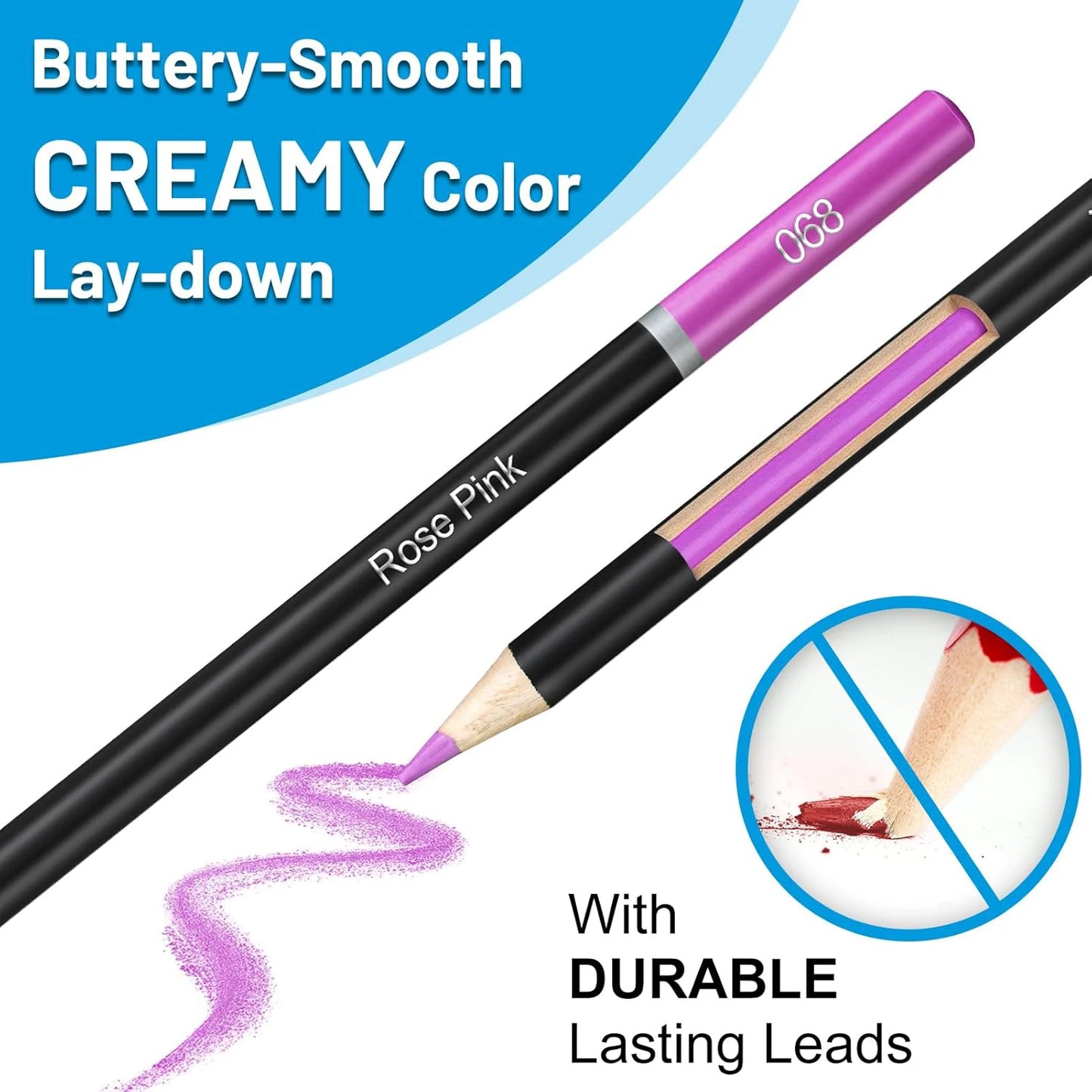 Kleurpotloden set 120 stuks met etui en schetsboeken voor creatief tekenen