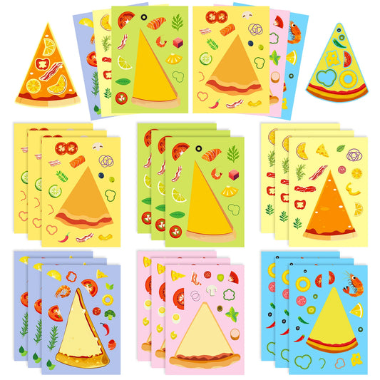Sticker pret voor kinderen met creatieve puzzelstickers set