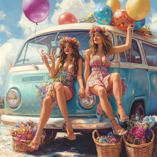 Diamond Painting Mensen - Schitterend Portret met Kristalsteentjes - DZDP79776