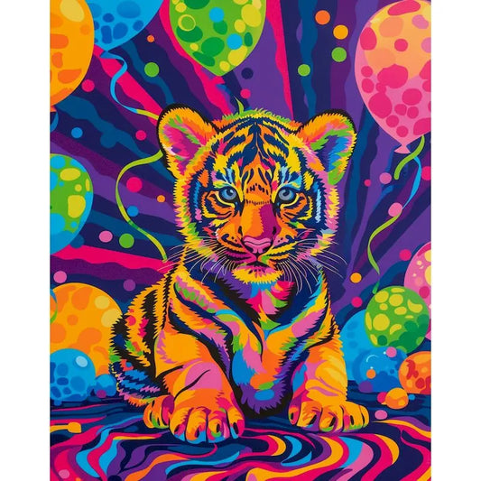 Schilderen op nummer Dieren - Tijger Schattige Dierenkunst - 9959268