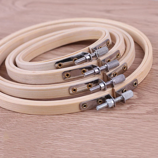 Borduurring Rond Bamboe Voor Borduren en Punch Needle Decoratie