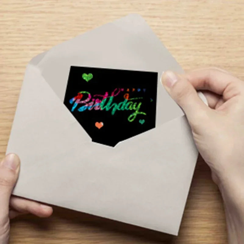 Krastekening creatieve schilderkaarten set 100 stuks voor kinderen en ouders