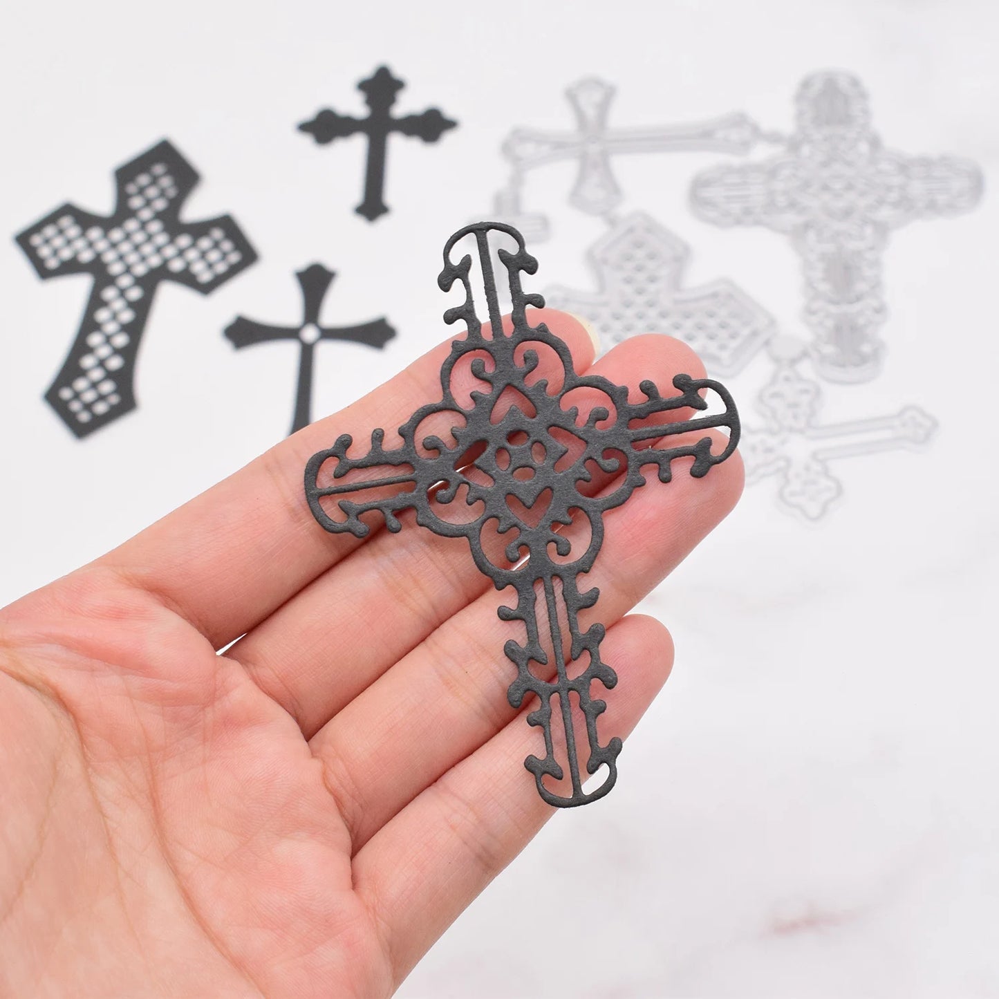 Metalen Snijmal Kruis Christelijk voor Kaarten en Scrapbooking